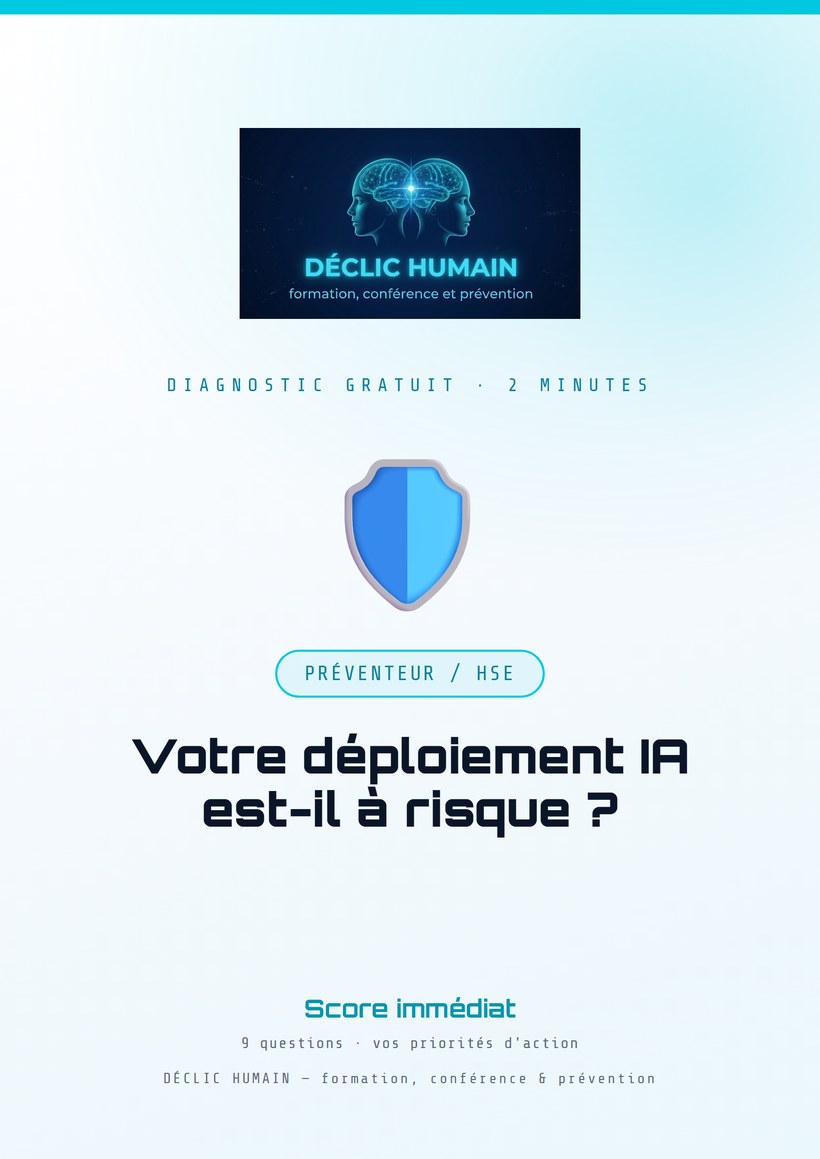 Diagnostic IA — Préventeur / HSE