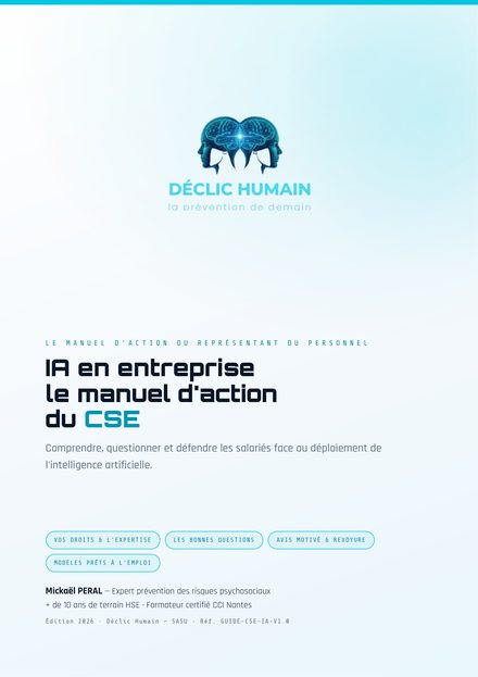 Couverture — IA en entreprise — le manuel d'action du CSE
