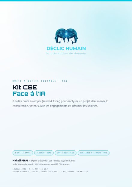 Couverture — Kit CSE — Boîte à outils éditable (face à l'IA)