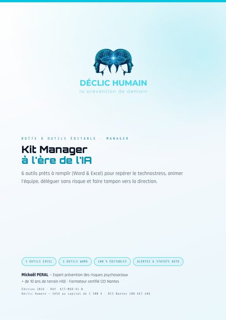 Couverture — Kit Manager — Boîte à outils éditable (à l'ère de l'IA)