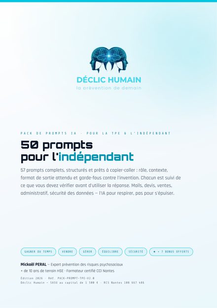 Couverture — Pack de 50 prompts IA — TPE & indépendant